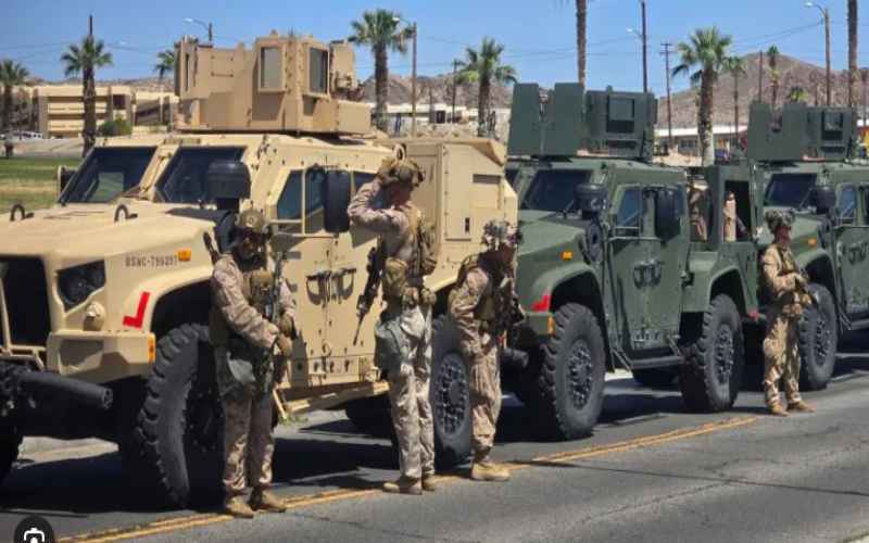  Pentagon Draws Up Rules for Possible Use of Force by Marines in LA